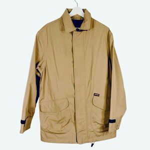 Paul & Shark Typhoon 20000  Men's Medium Jacket Tan Yachting Mesh Lined No Hood